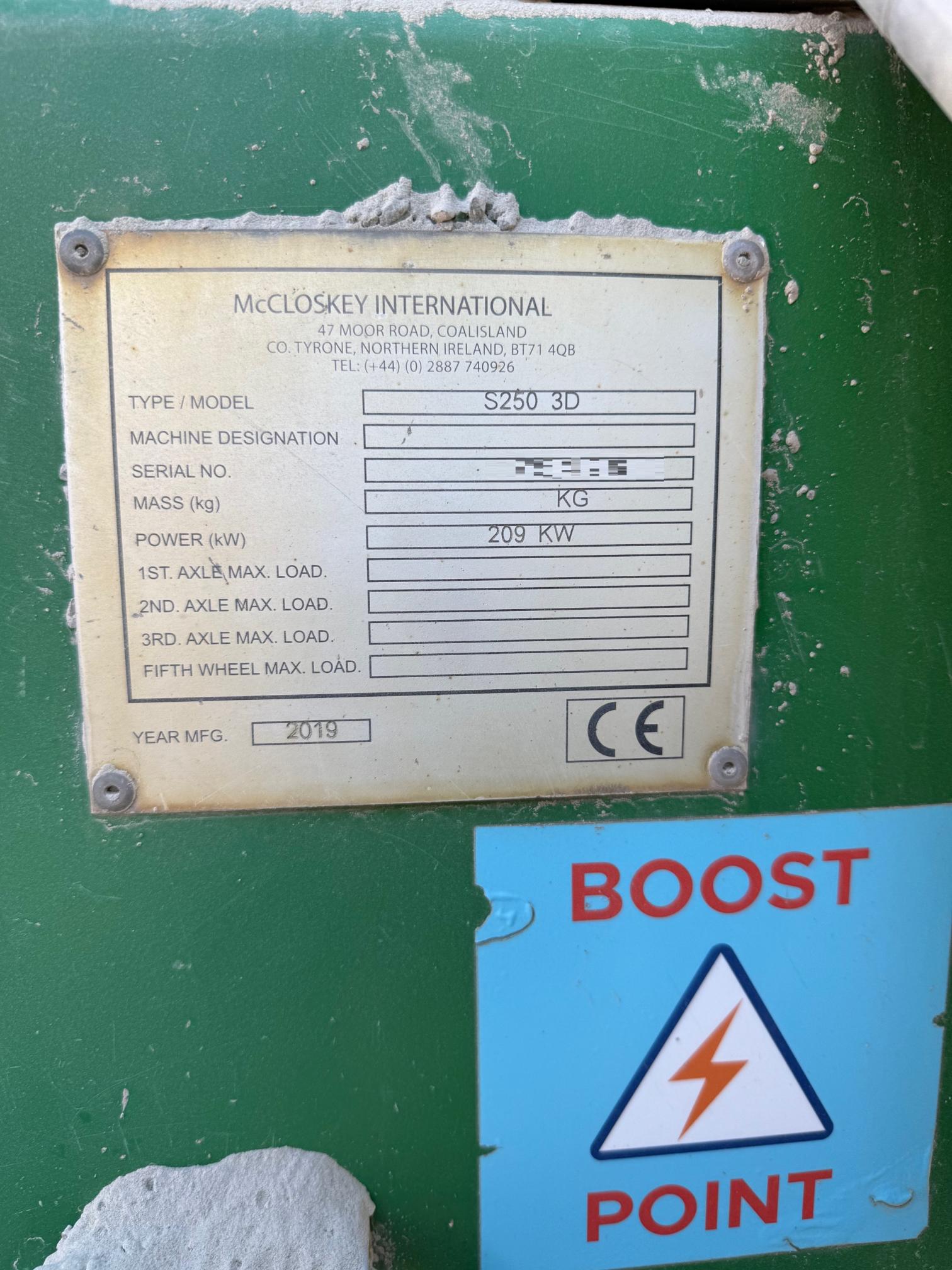 2019 MCCLOSKEY S250 3D - Image 40